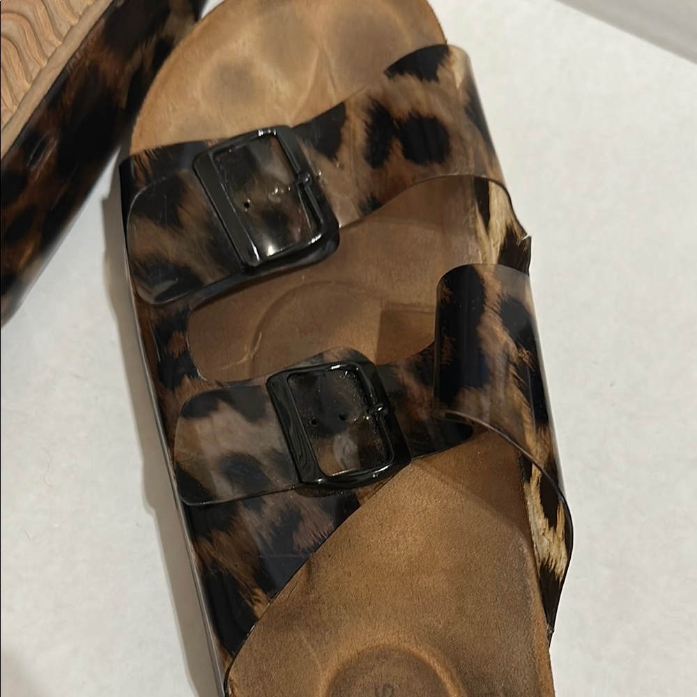 Maurices Leopard Print Slide Sandals - Picture 5 of 5